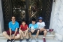 July 2014, Cihangir Istanbul, Turkey. Same kids, same door.